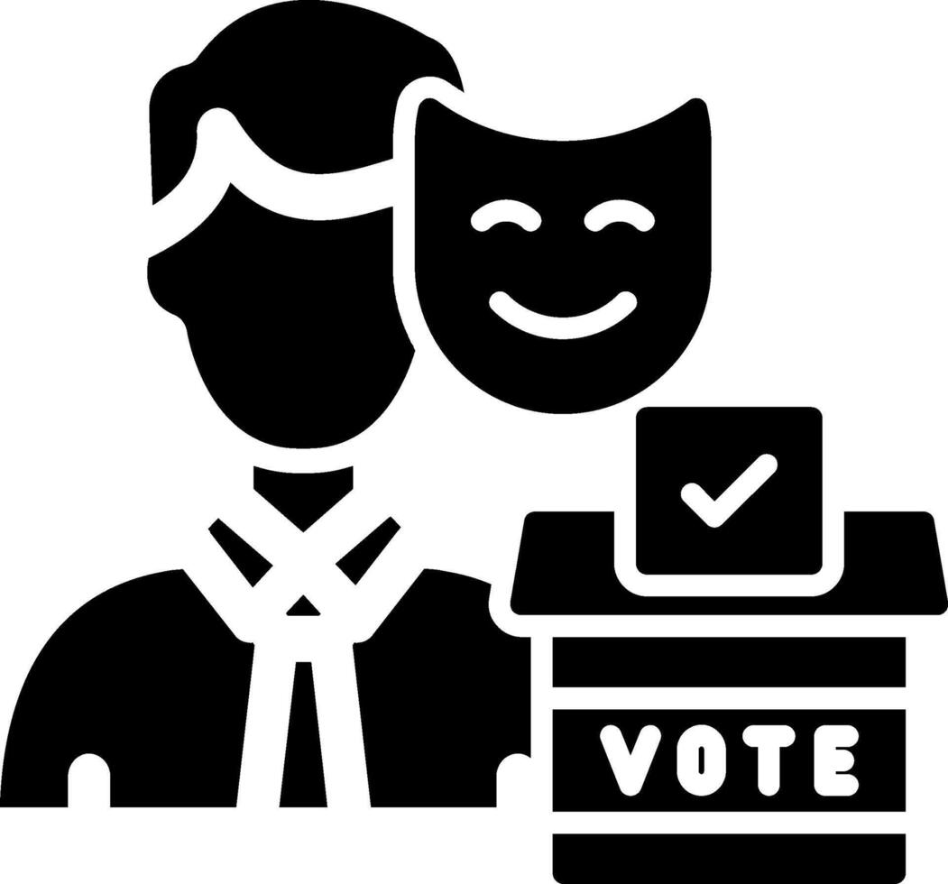 Fraud Glyph Icon vector