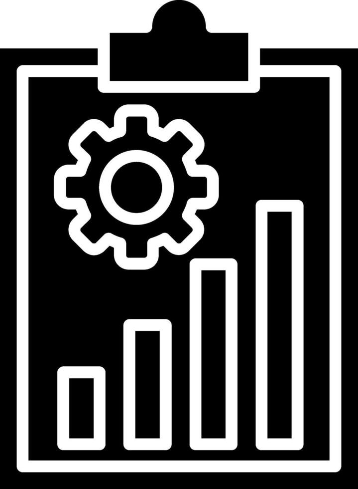 Evaluation Glyph Icon vector