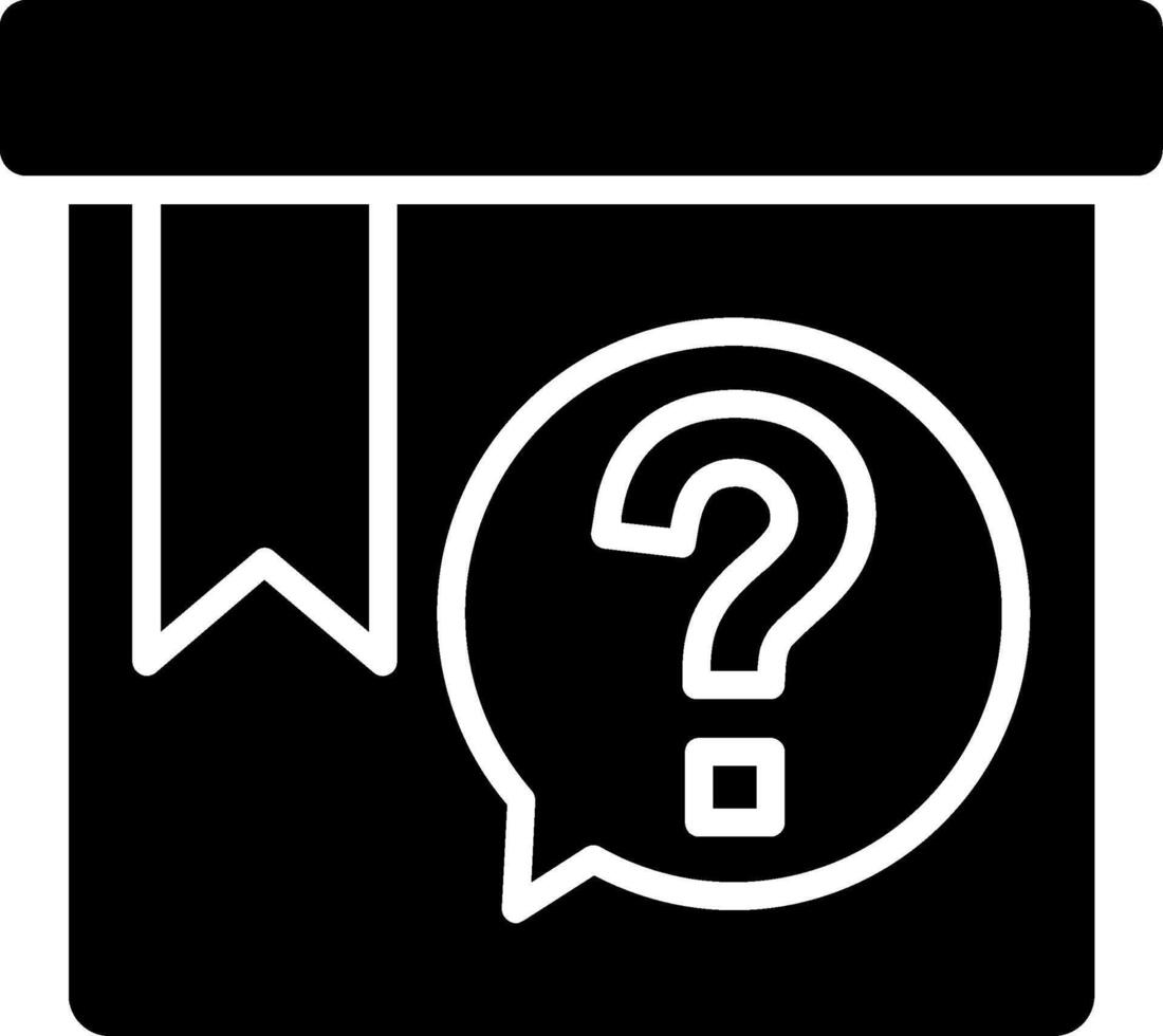 Box Glyph Icon vector