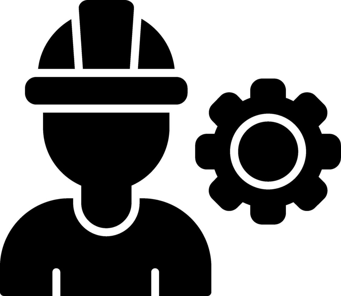 Eng Glyph Icon vector