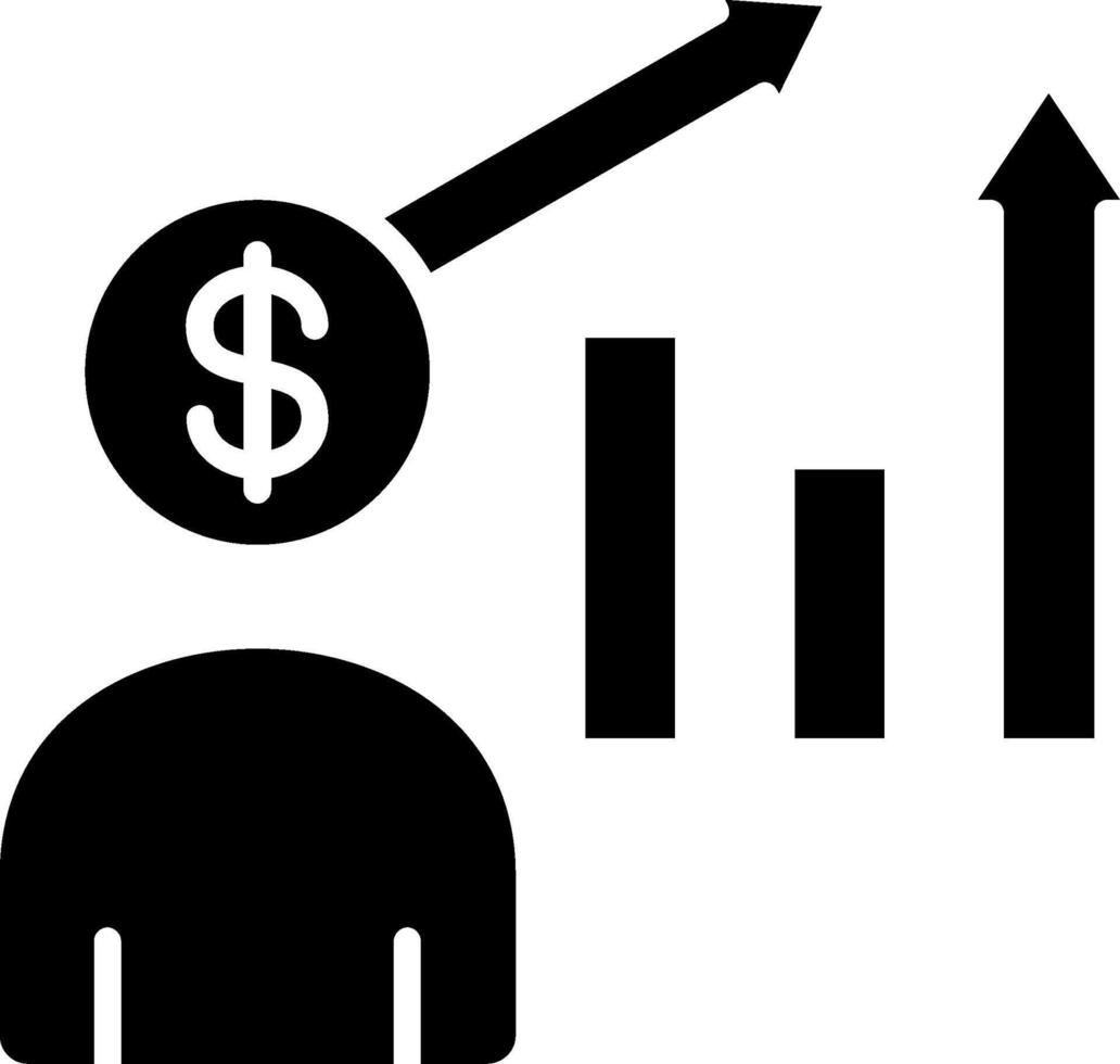 Income Glyph Icon vector