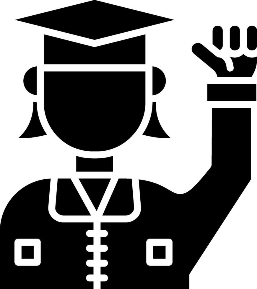 Motivation Glyph Icon vector