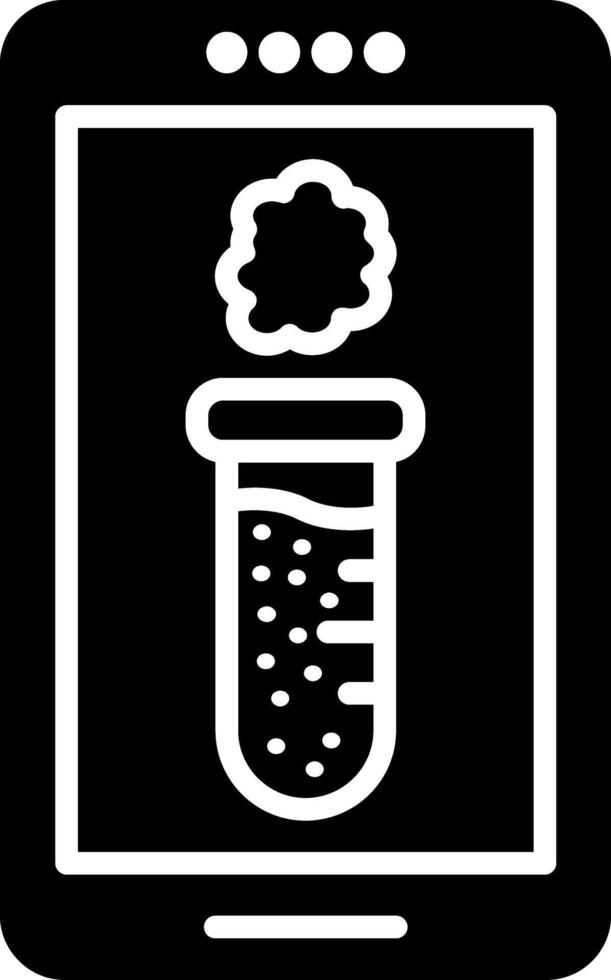 Mobile Glyph Icon vector