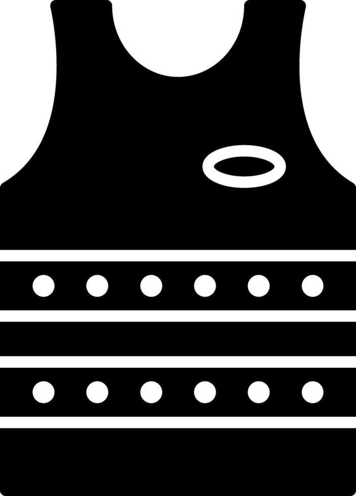 Summer Shirt Glyph Icon vector