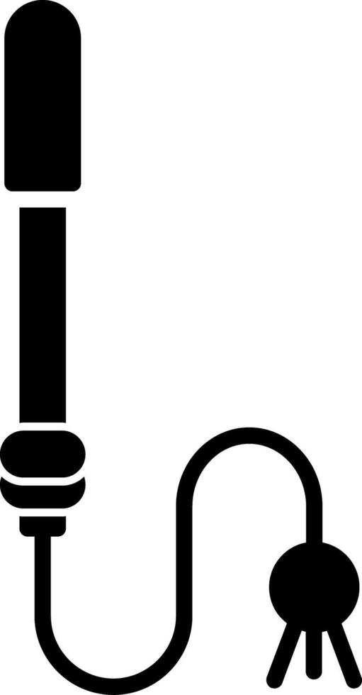 Teasing Stick Glyph Icon vector