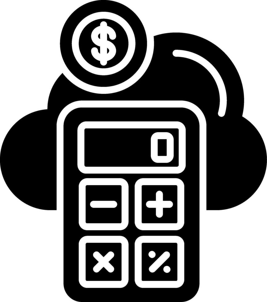 Account Glyph Icon vector