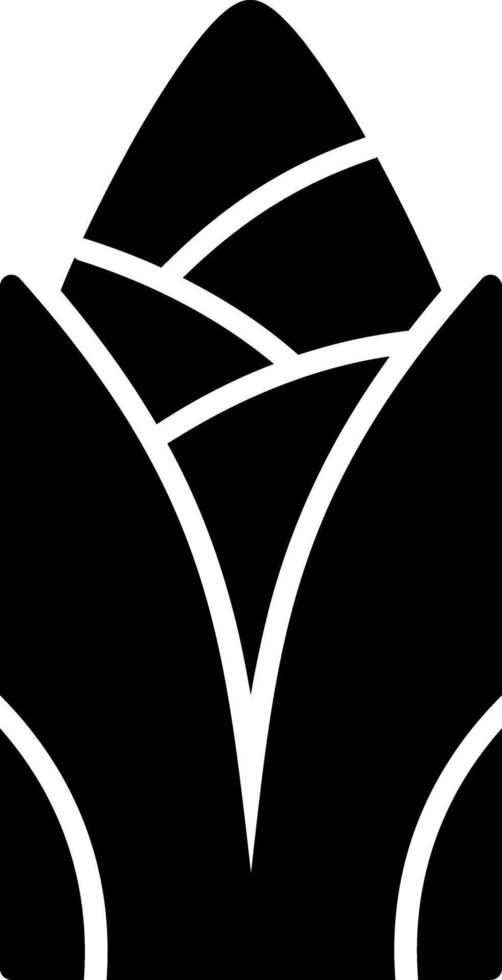 Bamboo Shoots Glyph Icon vector