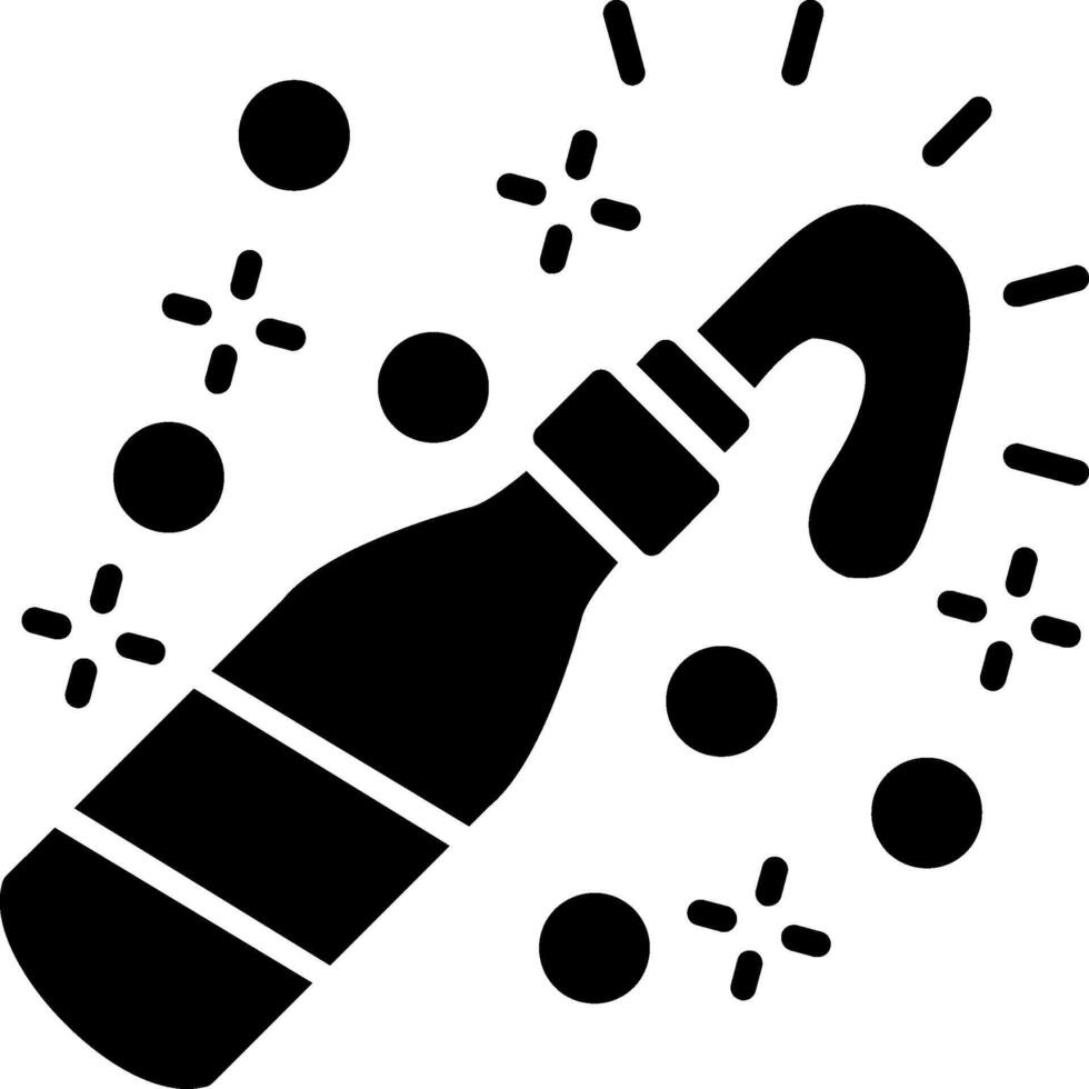 Champagne Glyph Icon vector