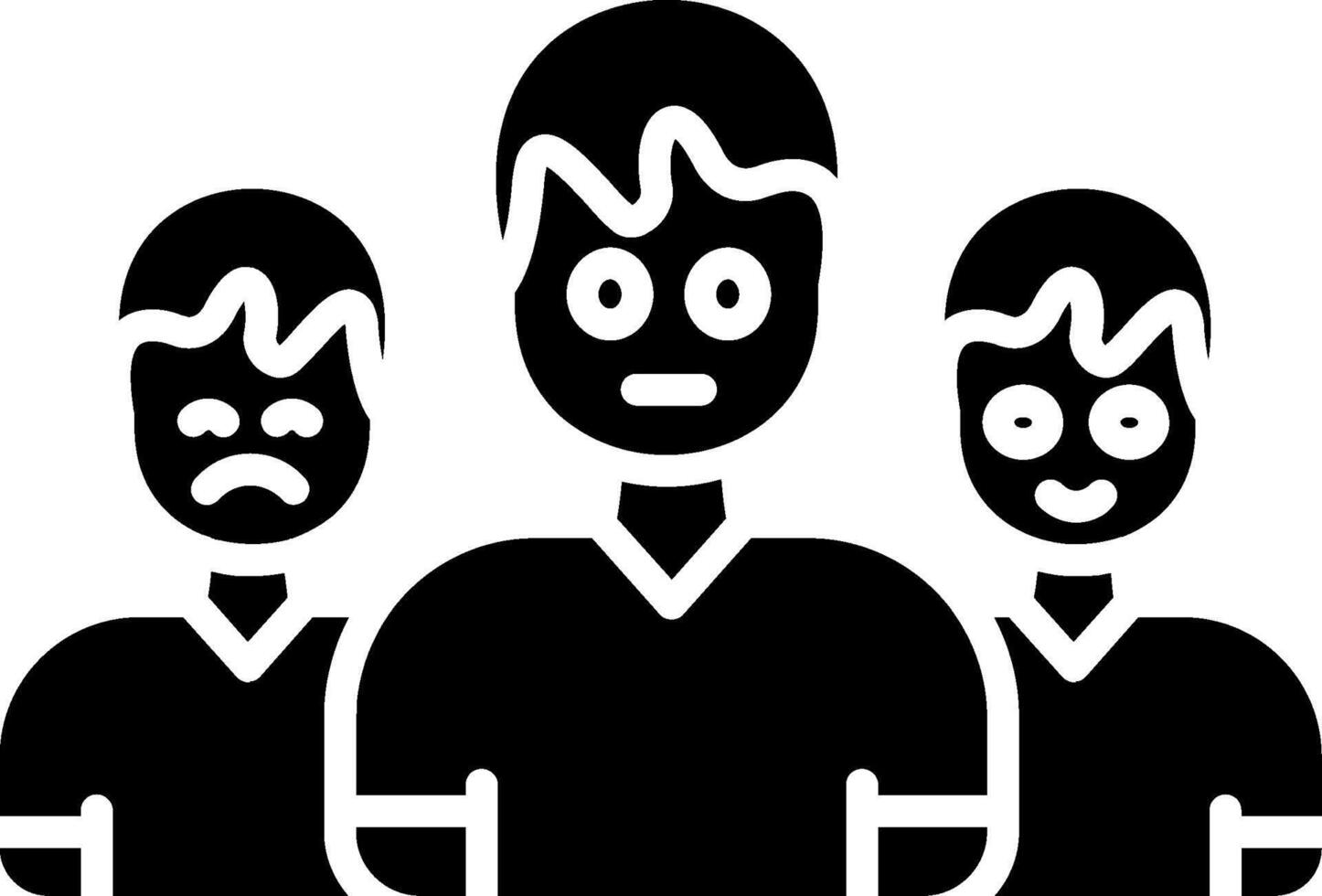 Customer Glyph Icon vector