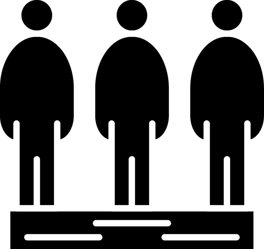 Employee Glyph Icon vector