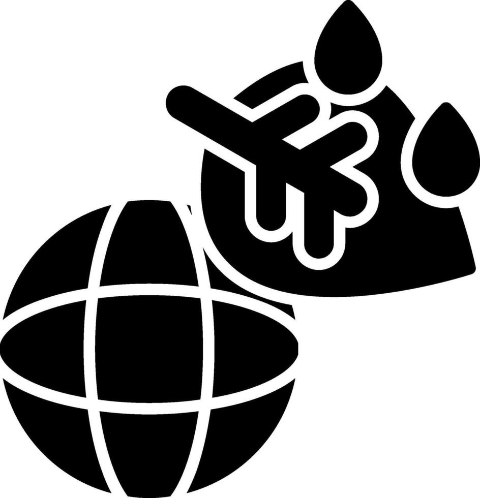 Environmental Glyph Icon vector