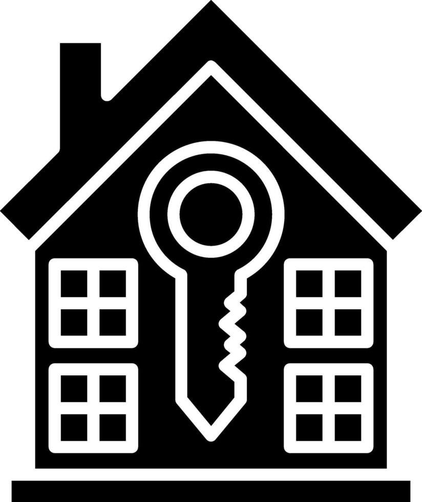 Rent Glyph Icon vector
