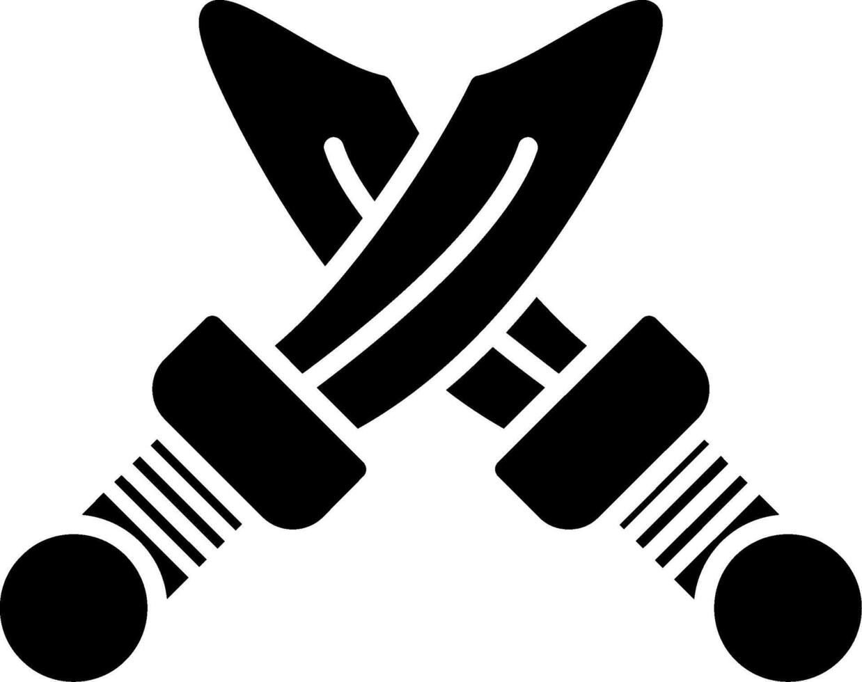 Sword Glyph Icon vector