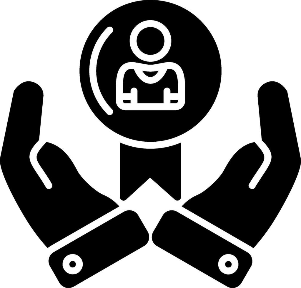 Audience Glyph Icon vector