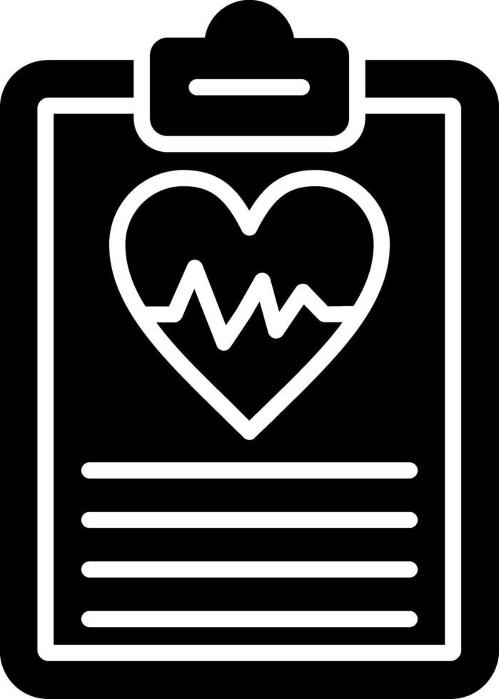 Clipboard Glyph Icon vector