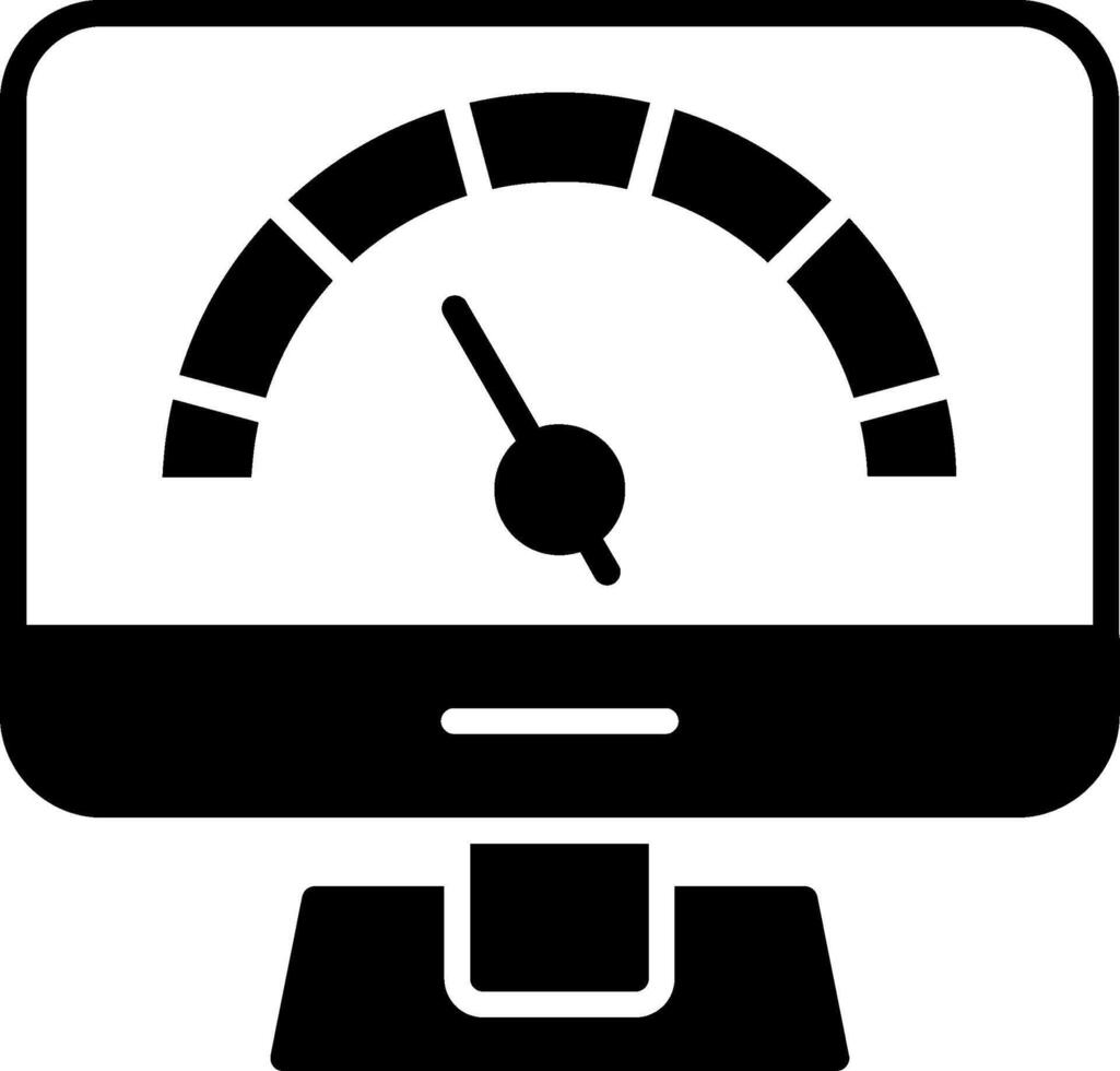 Dashboard Glyph Icon vector