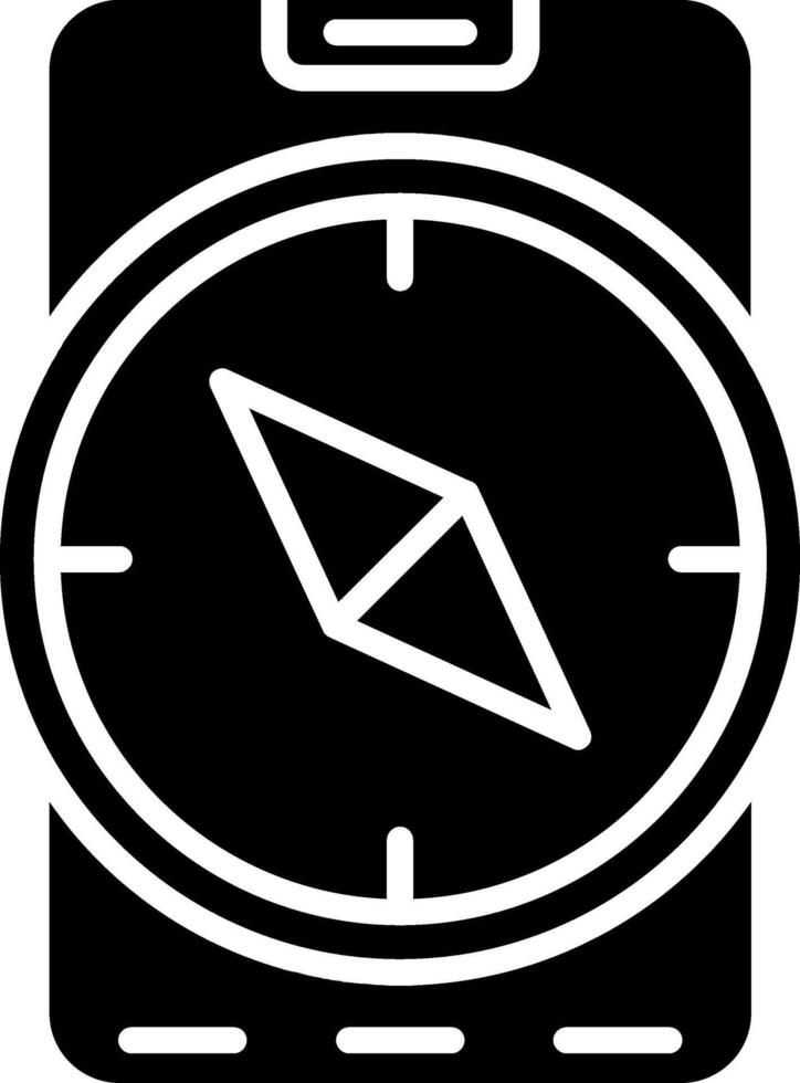 Explore Glyph Icon vector