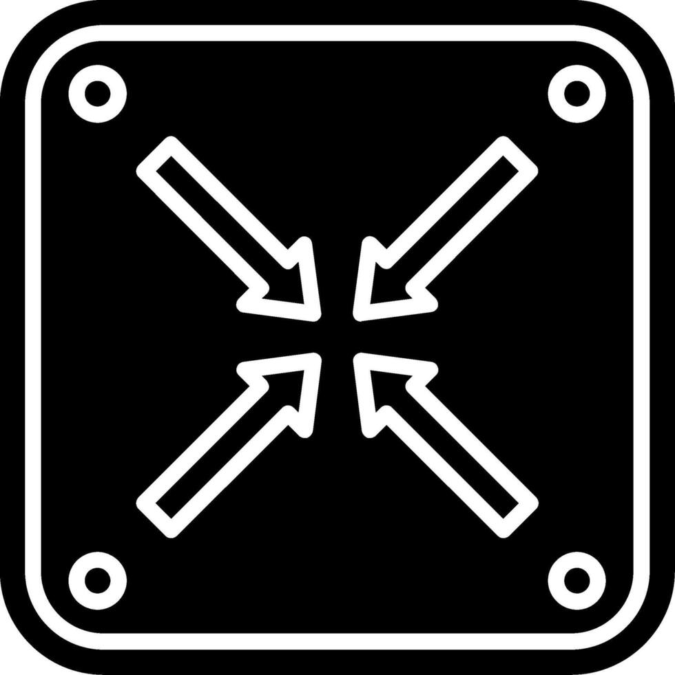 Join Glyph Icon vector
