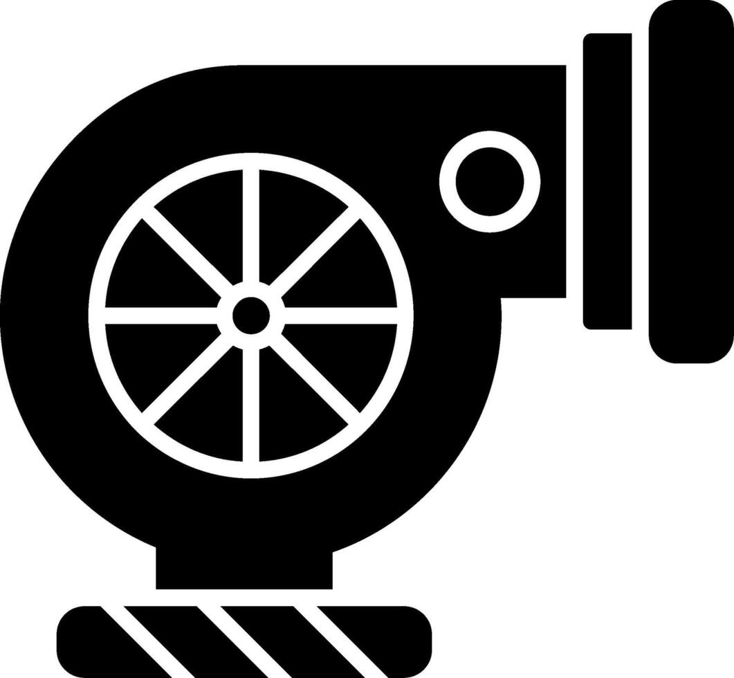 Turbo Glyph Icon vector