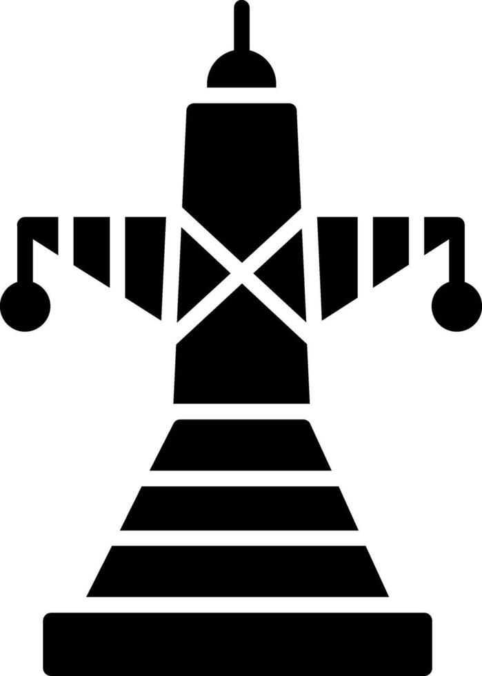 Electric Power Glyph Icon vector