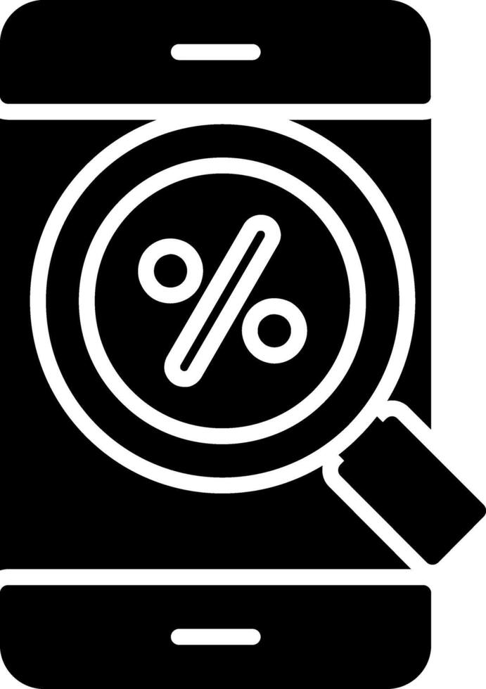 Discount Glyph Icon vector