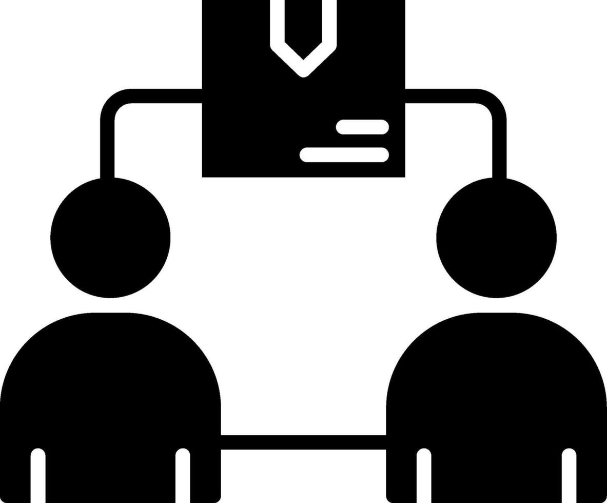 Employees Glyph Icon vector