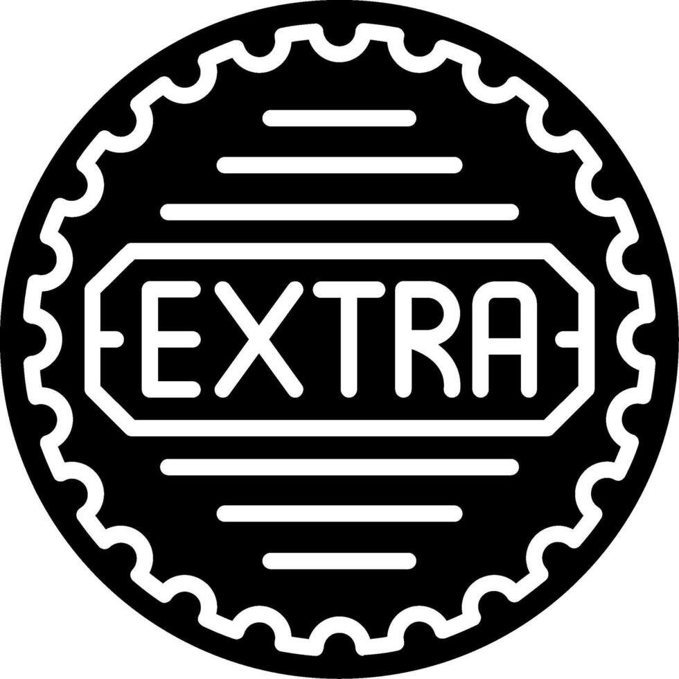 Extra Glyph Icon vector