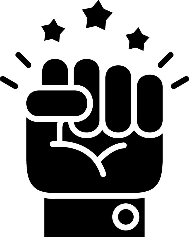 Motivation Glyph Icon vector