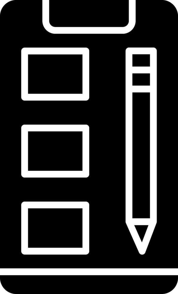 Smartphone Glyph Icon vector
