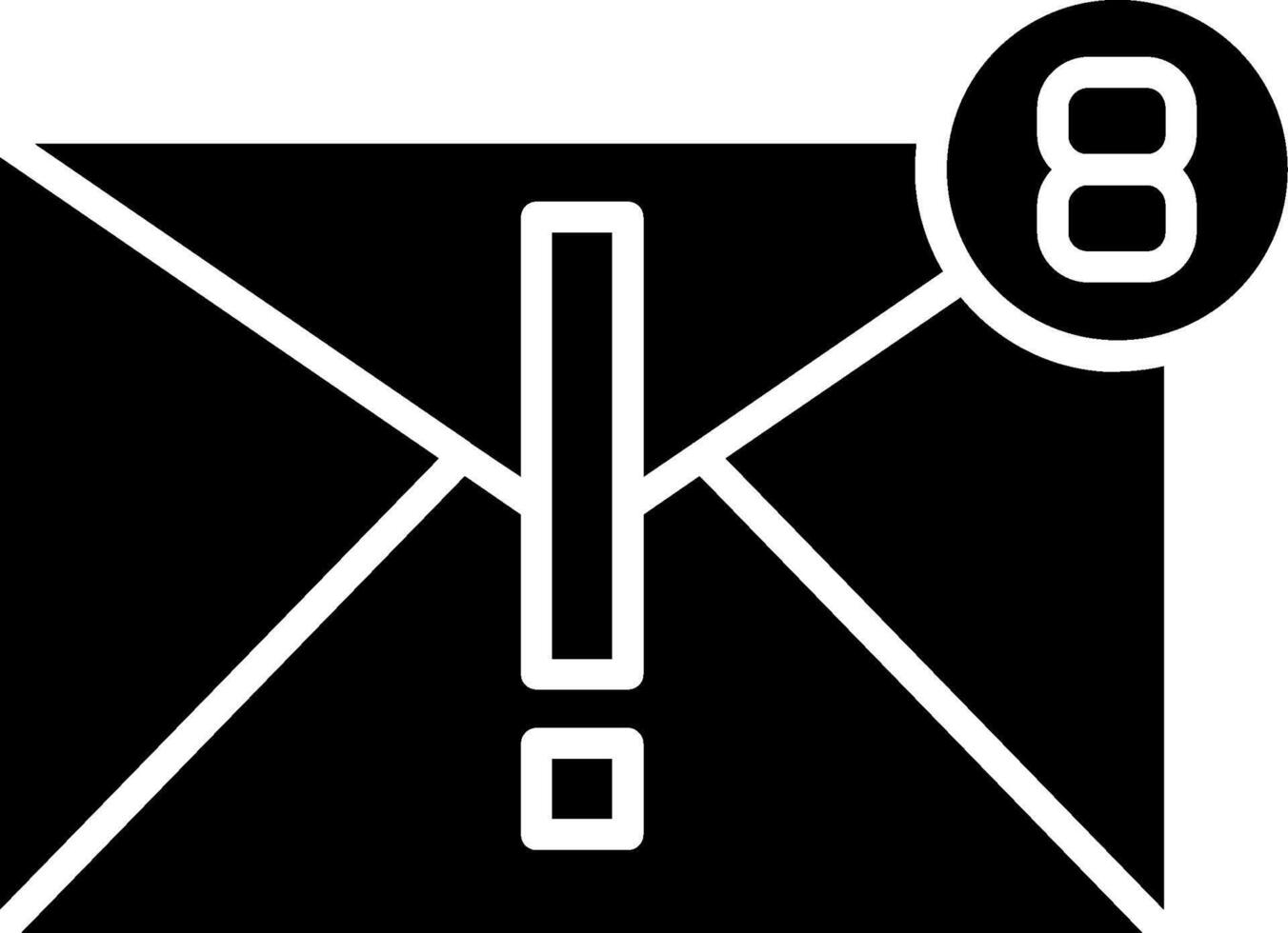 Spam Glyph Icon vector