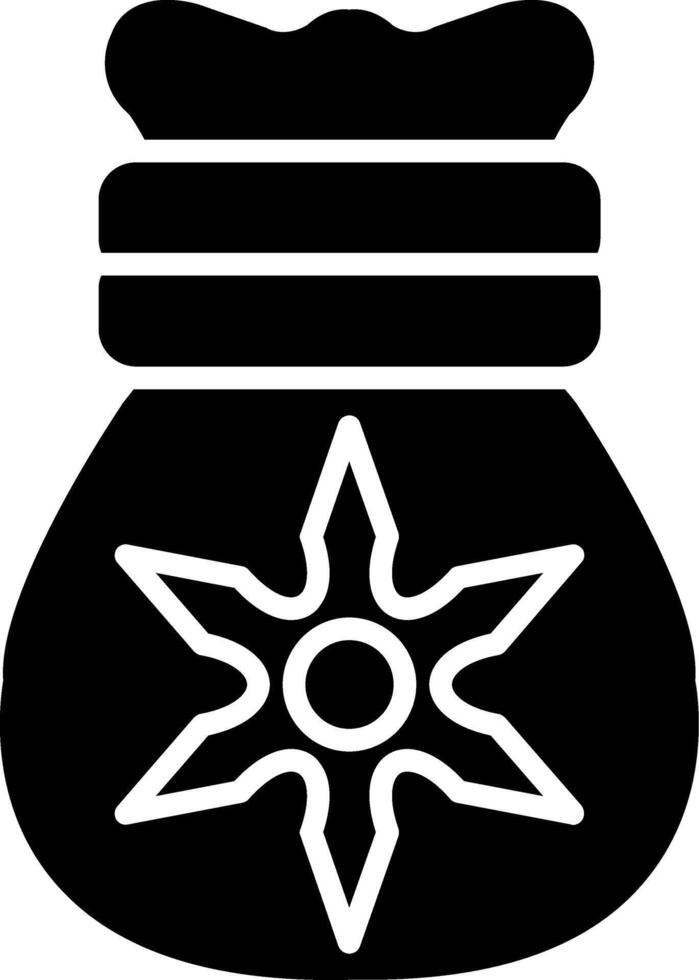 Pouch Glyph Icon vector