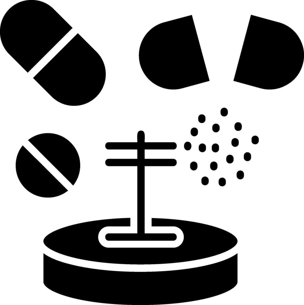 Medicine Glyph Icon vector