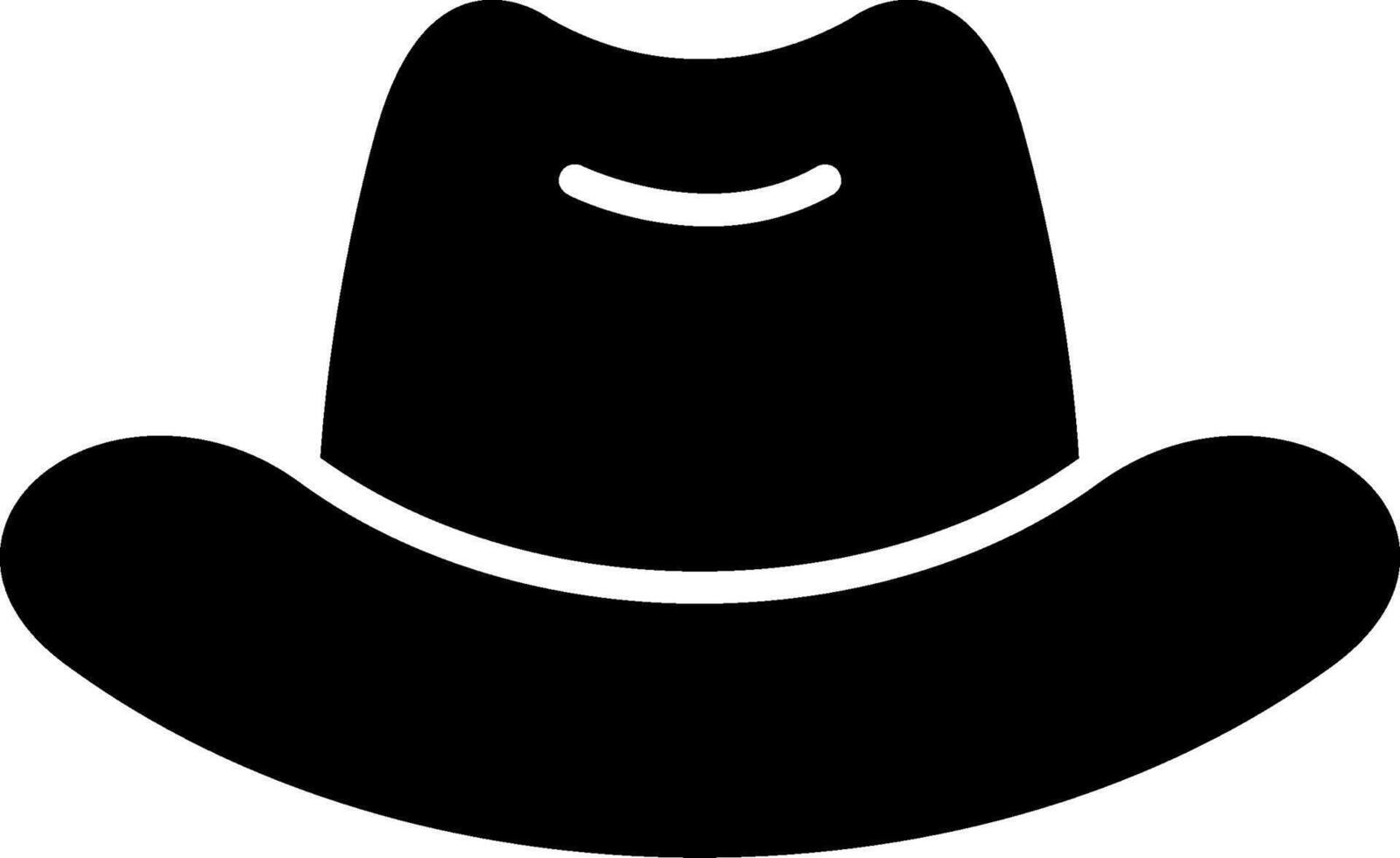 Hat Glyph Icon vector