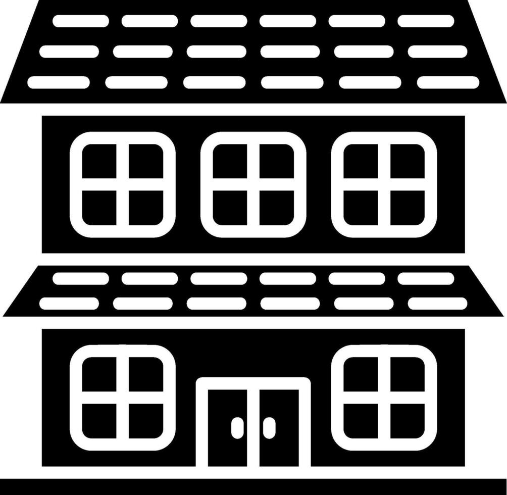 Hotel Glyph Icon vector