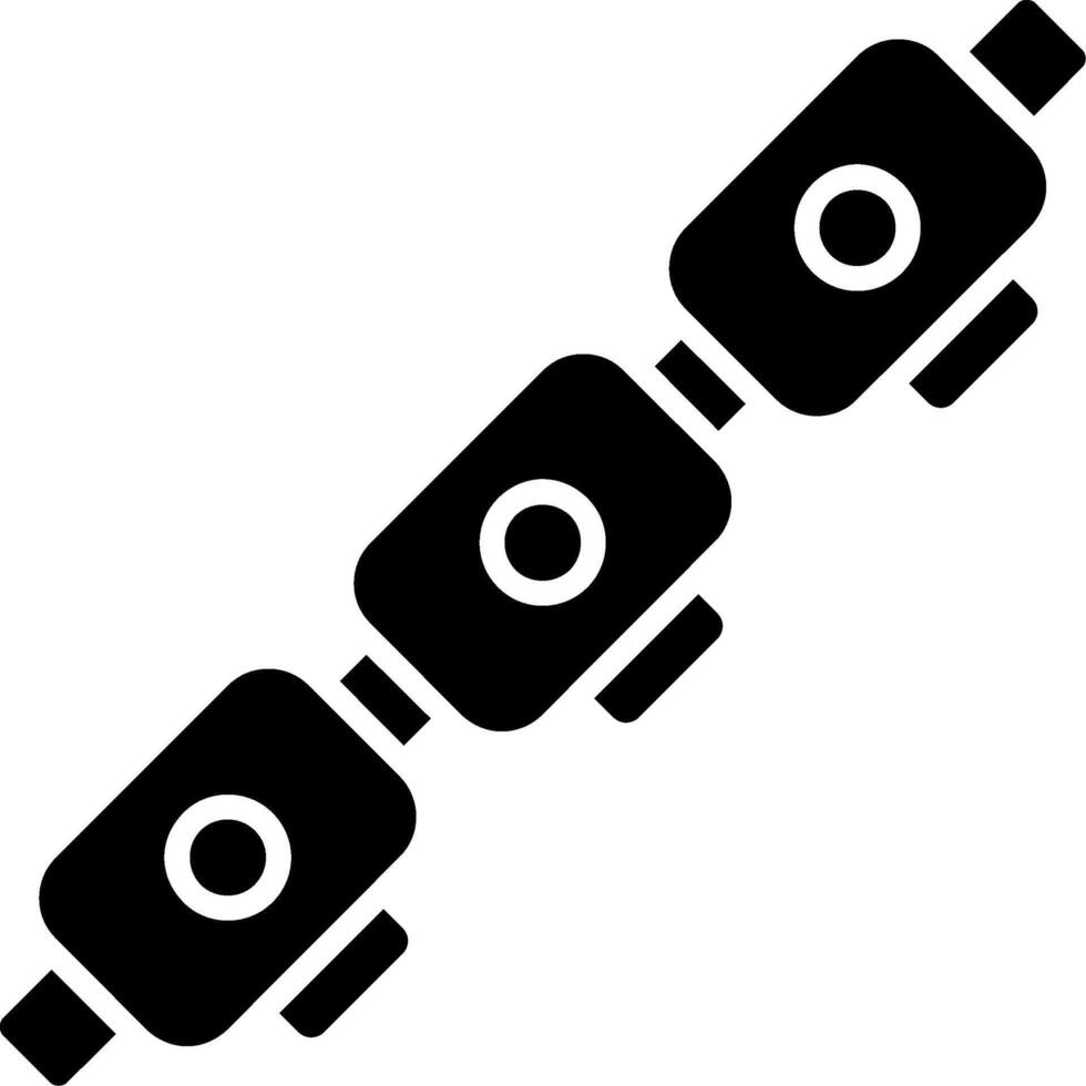 Schwann Cells Glyph Icon vector