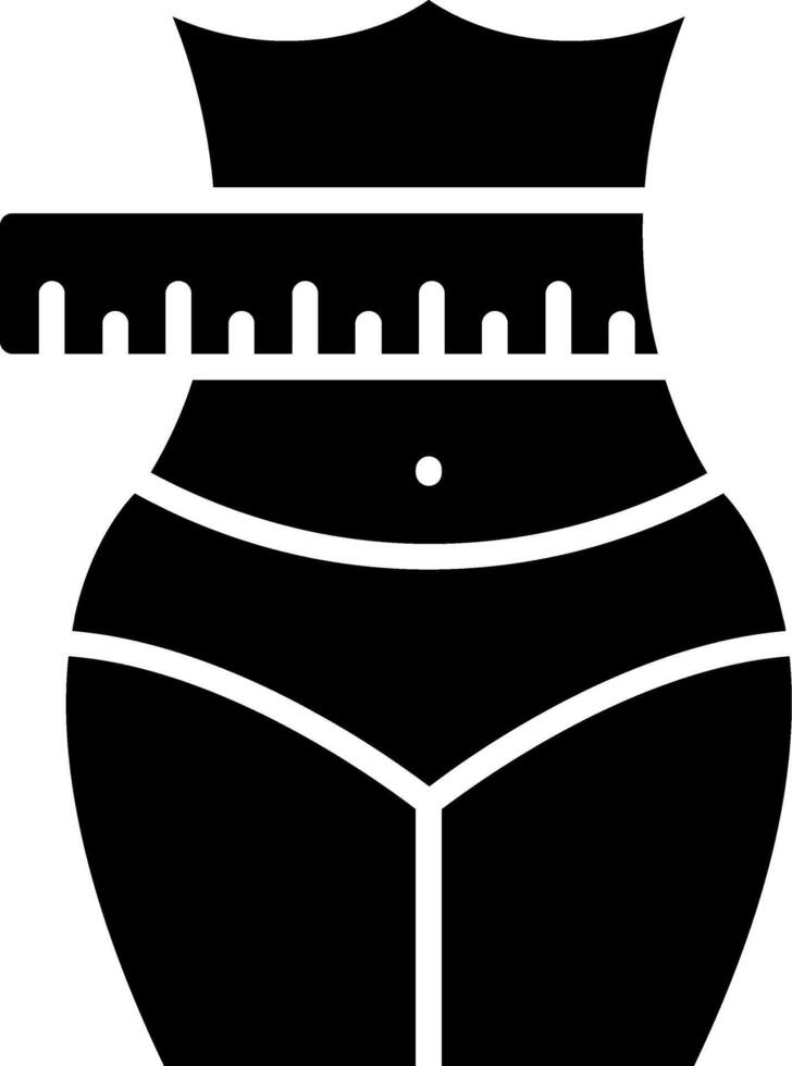 Measurement Glyph Icon vector