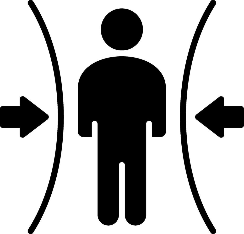 Resilience Glyph Icon vector