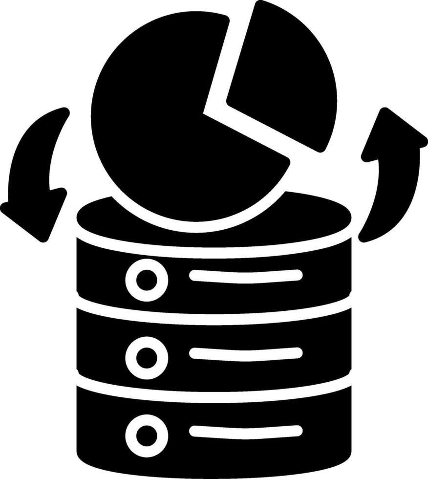 Server Glyph Icon vector