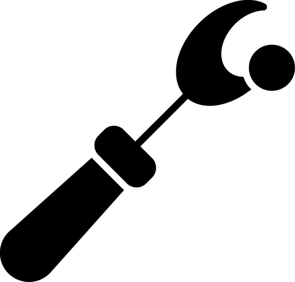 Seam Ripper Glyph Icon vector