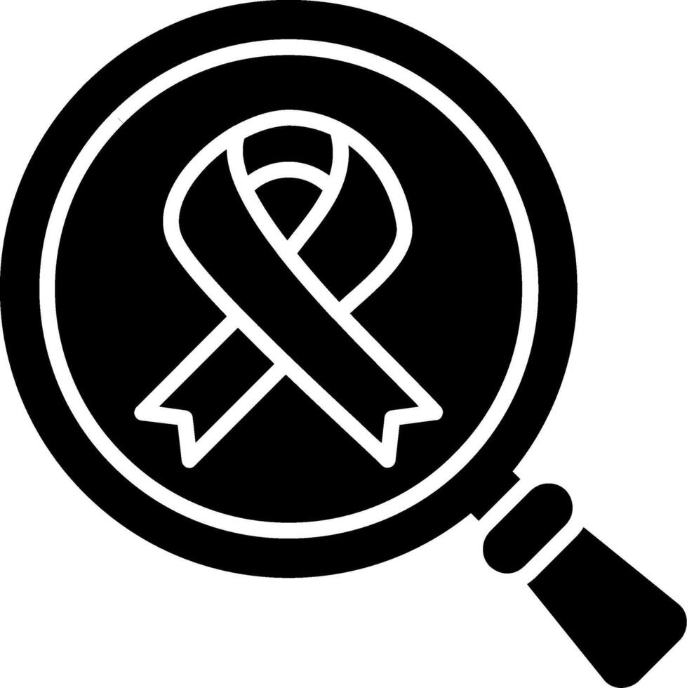 Search Glyph Icon vector