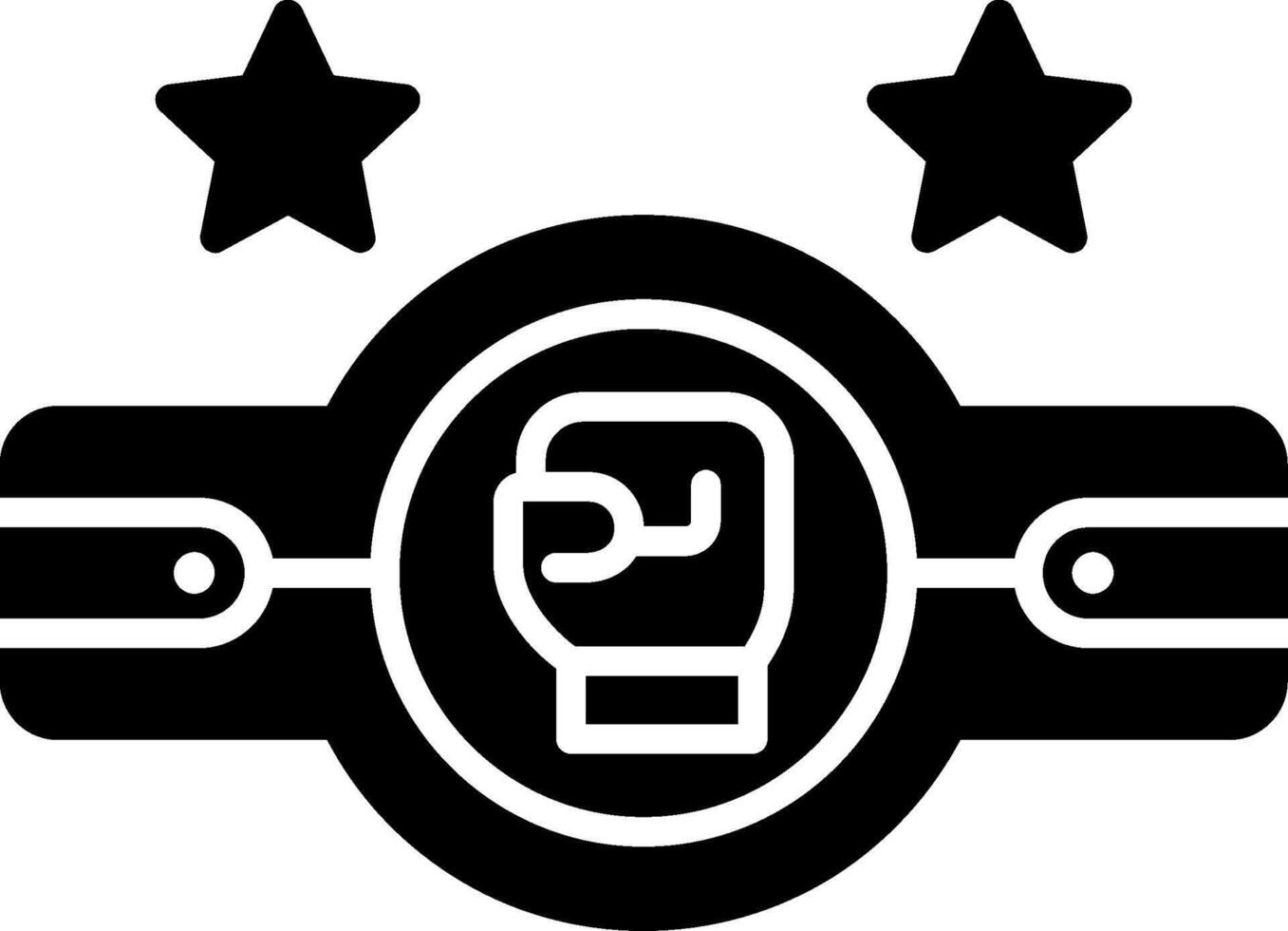 Belt Glyph Icon vector