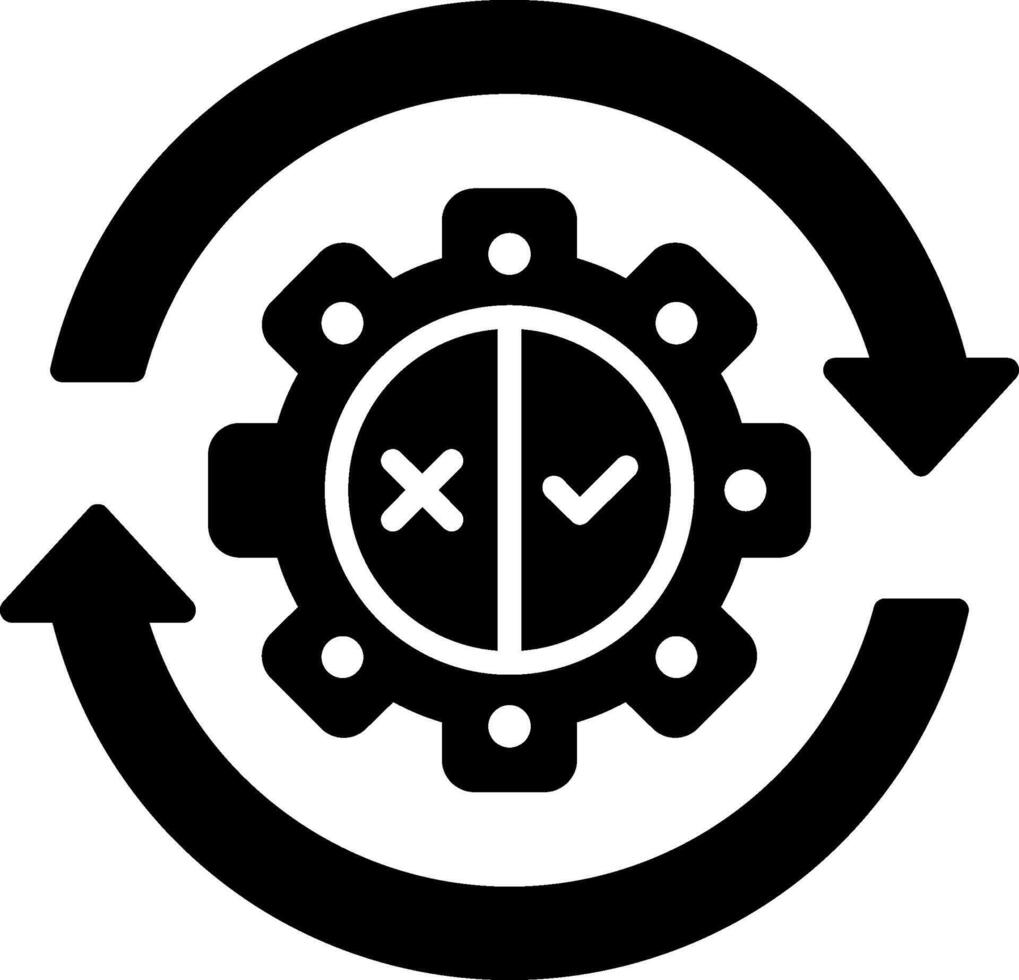 Automation Glyph Icon vector