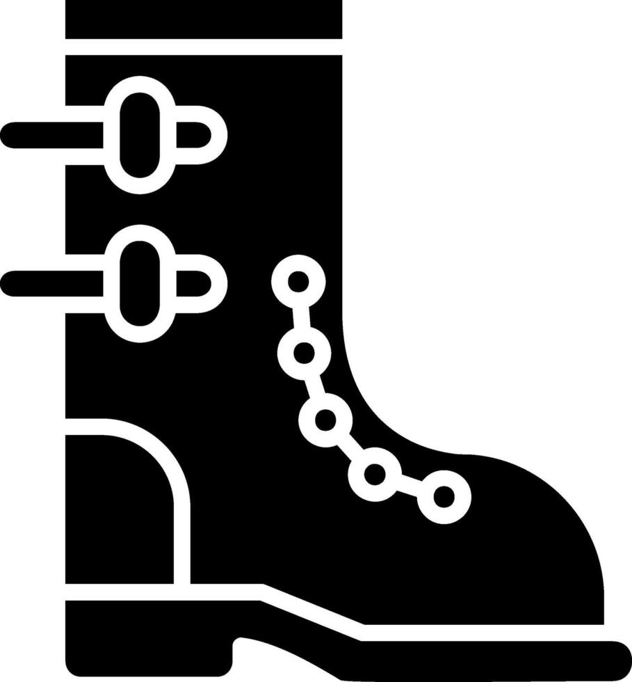 Boots Glyph Icon vector