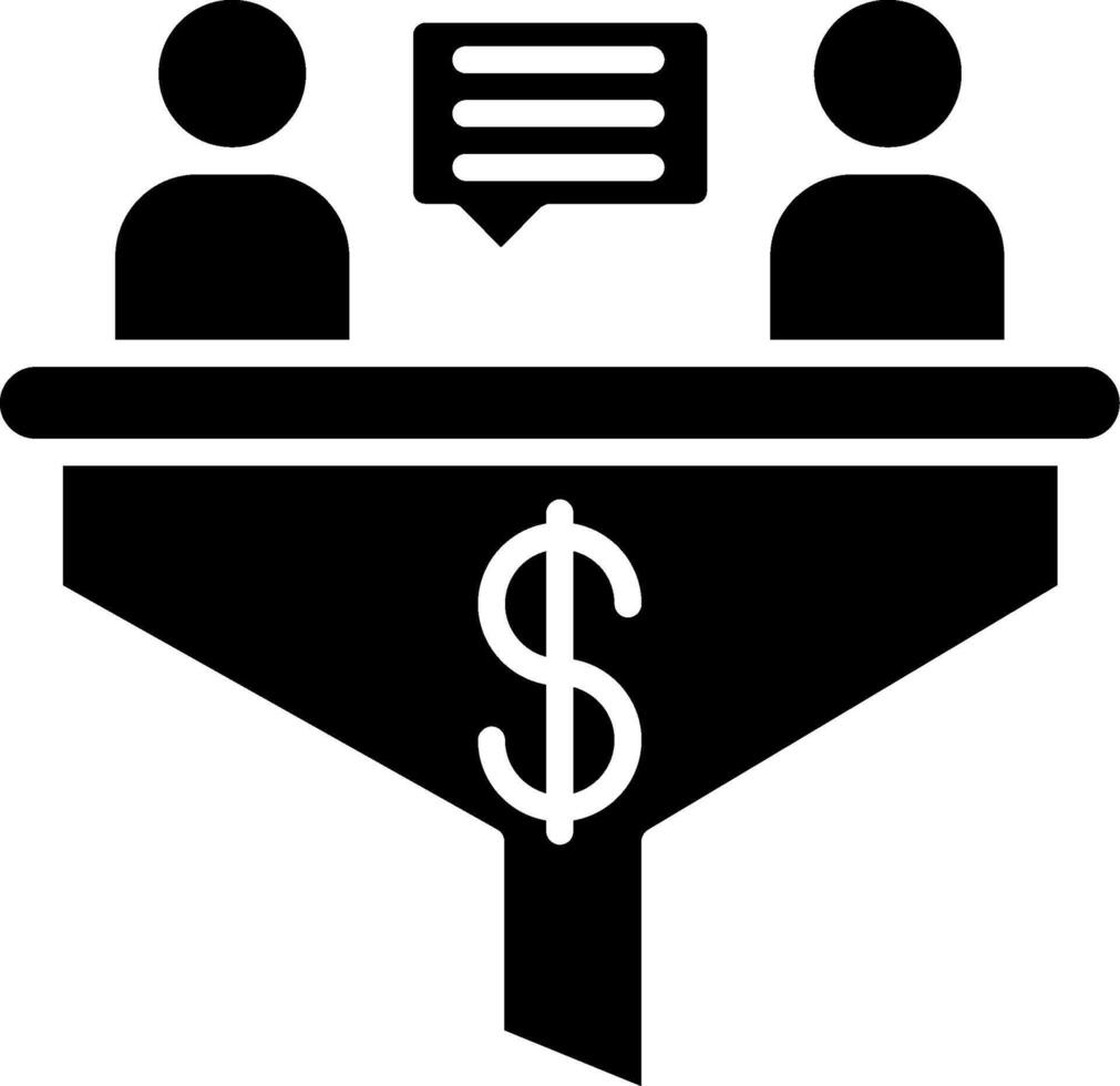 Conversion Glyph Icon vector