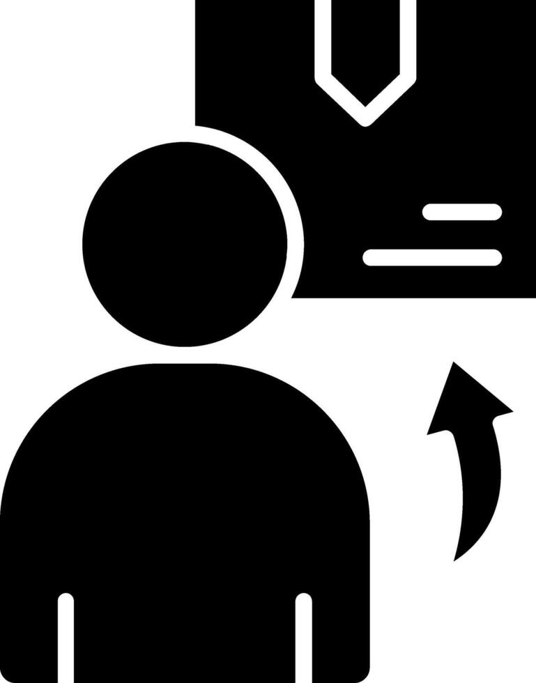 Employee Glyph Icon vector