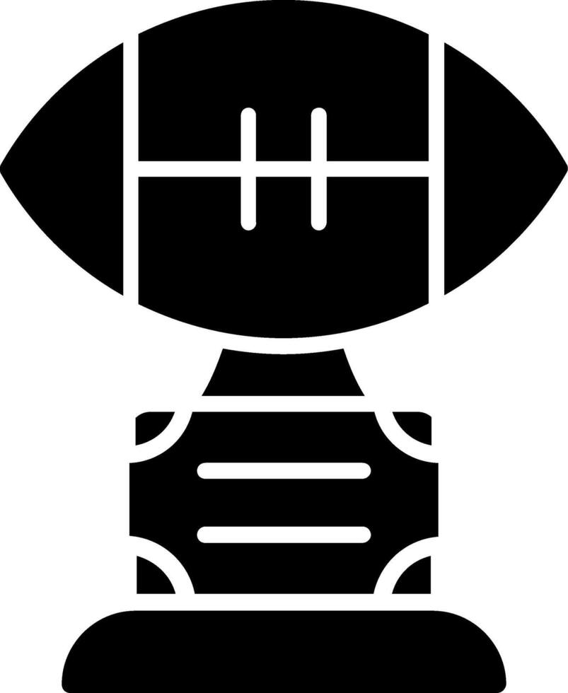 Trophy Glyph Icon vector