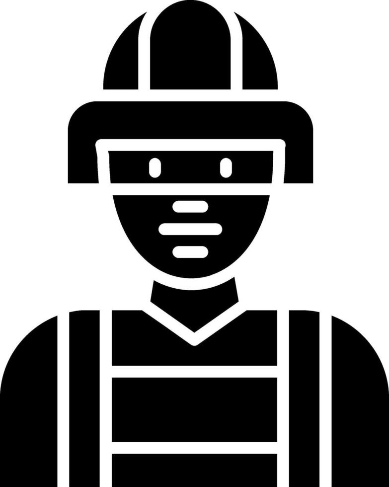 Trekker Glyph Icon vector