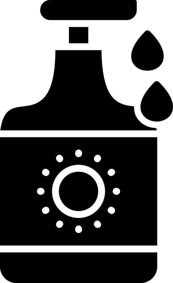 Lotion Glyph Icon vector