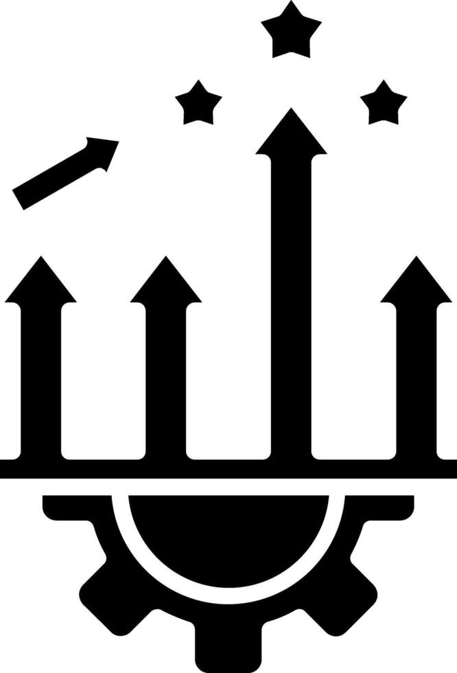 Performance Glyph Icon vector