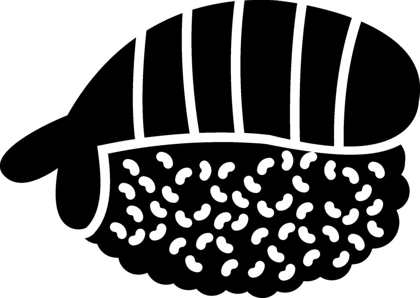 Nigiri Glyph Icon vector